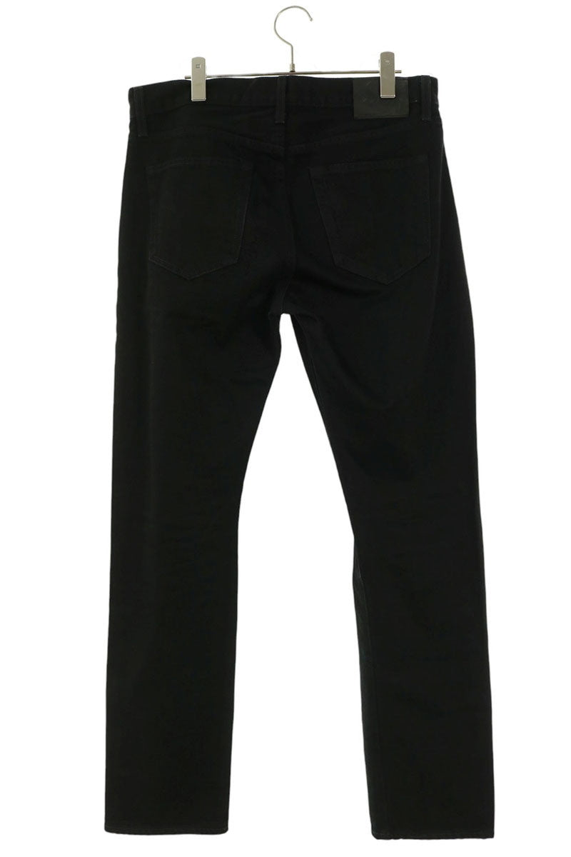 SUPREME SLIM Straight Black Cotton Denim Jeans Size 32