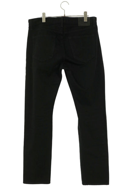 SUPREME SLIM Straight Black Cotton Denim Jeans Size 32