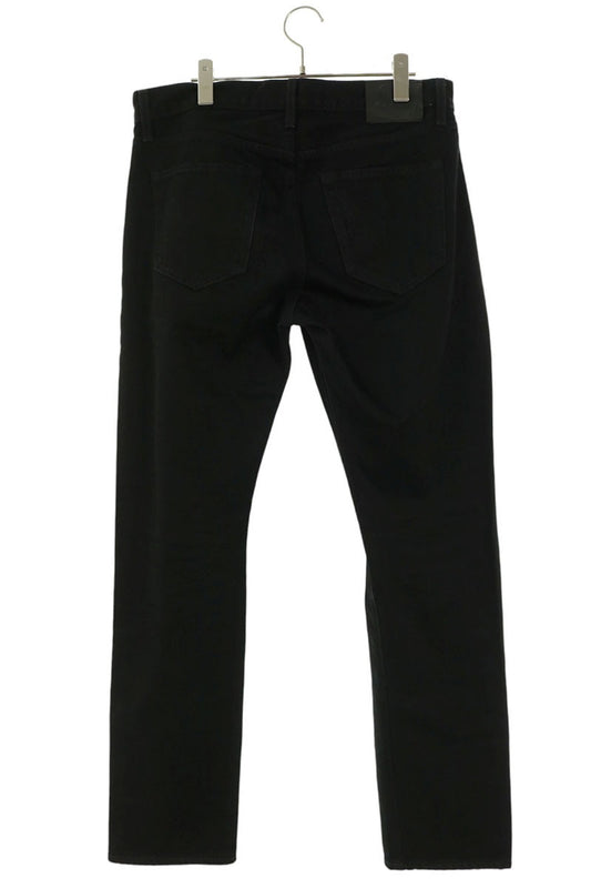 SUPREME SLIM Straight Black Cotton Denim Jeans Size 32