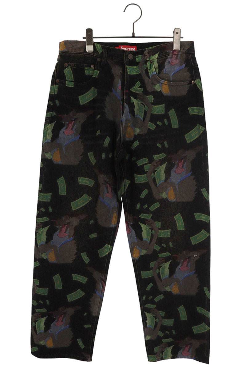 SUPREME 25AW All Dogs Go To Heaven Loose Jeans Black Size 30