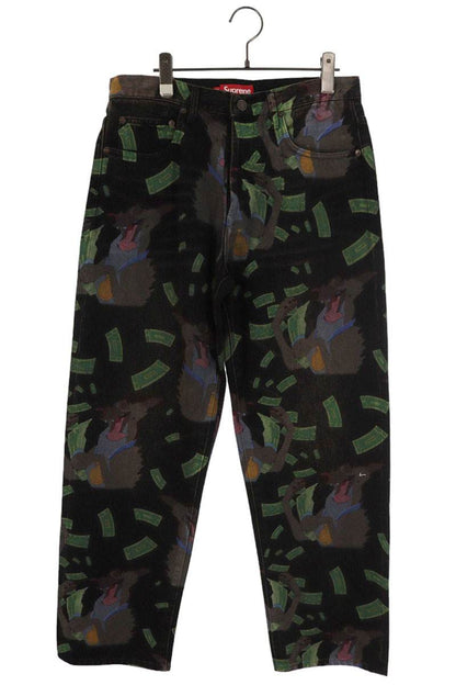 SUPREME 25AW All Dogs Go To Heaven Loose Jeans Black Size 30