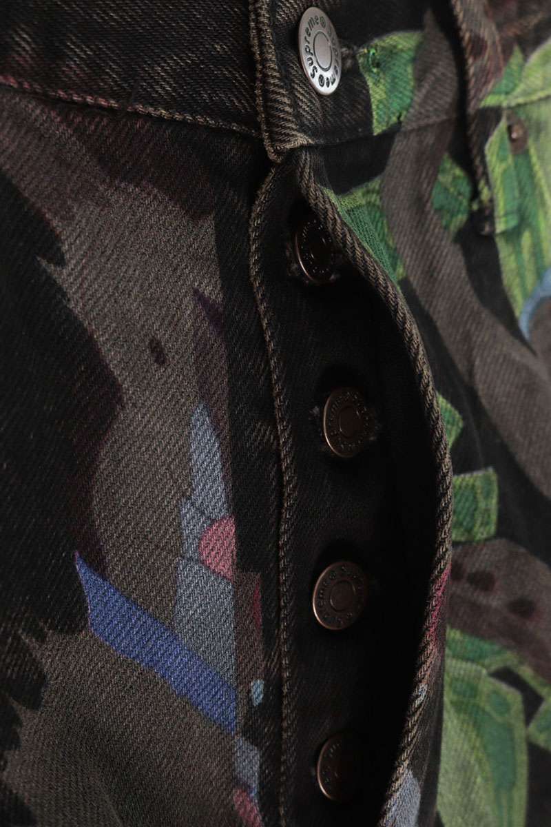 SUPREME 25AW All Dogs Go To Heaven Loose Jeans Black Size 30