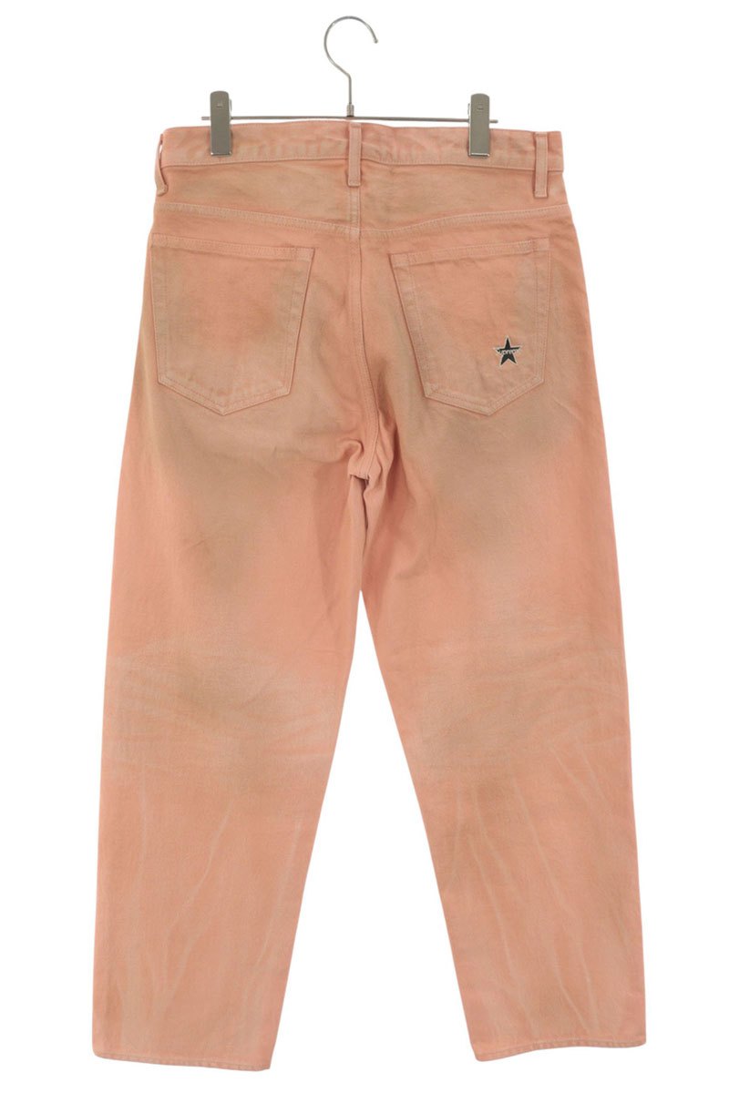 SUPREME 25AW Distressed Loose Fit Jeans Pink Size 30