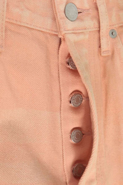 SUPREME 25AW Distressed Loose Fit Jeans Pink Size 30