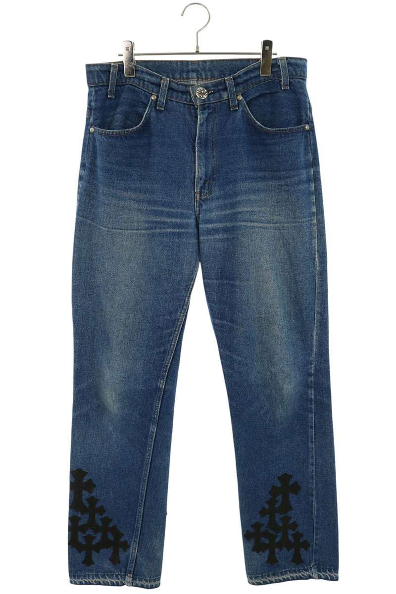 Chrome Hearts Washed 517 Cross Patch Jeans Multi Size 33