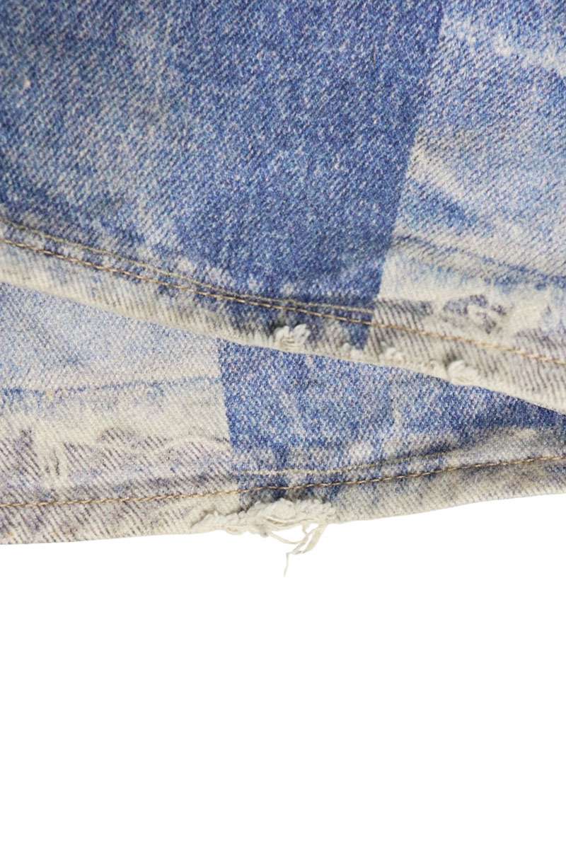 OUR LEGACY Transfer Print Indigo Denim Jeans Size 29