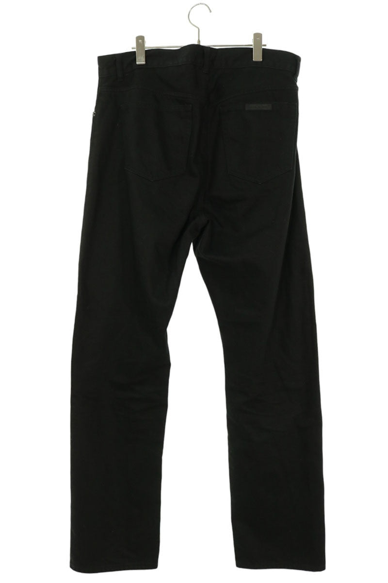 FOG ESSENTIALS Rubber Logo Wide Jeans Black Size 34
