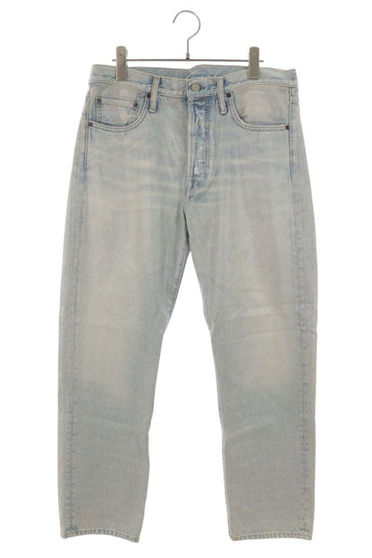 ACNE STUDIOS Coated Regular Fit Denim Light Blue Size 31