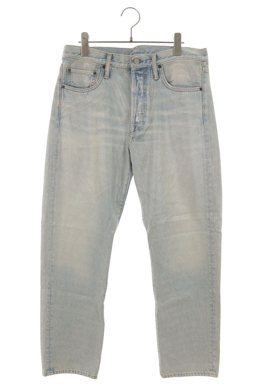 ACNE STUDIOS Coated Regular Fit Denim Light Blue Size 31