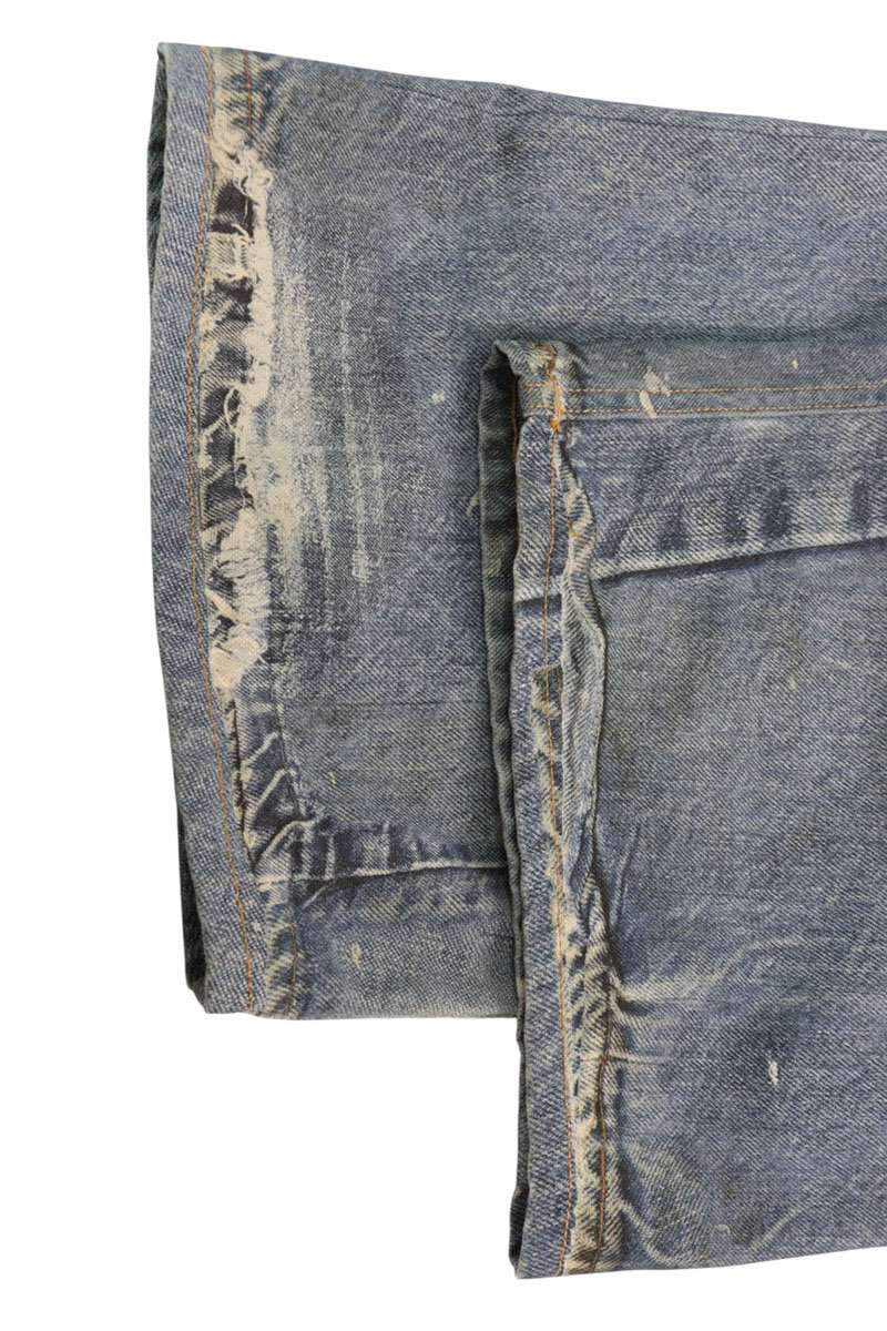 ACNE STUDIOS 1981M Trompe L'oeil Jeans Indigo Size 46
