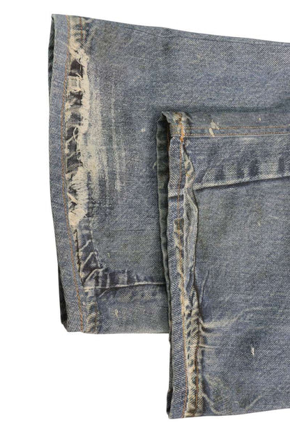ACNE STUDIOS 1981M Trompe L'oeil Jeans Indigo Size 46