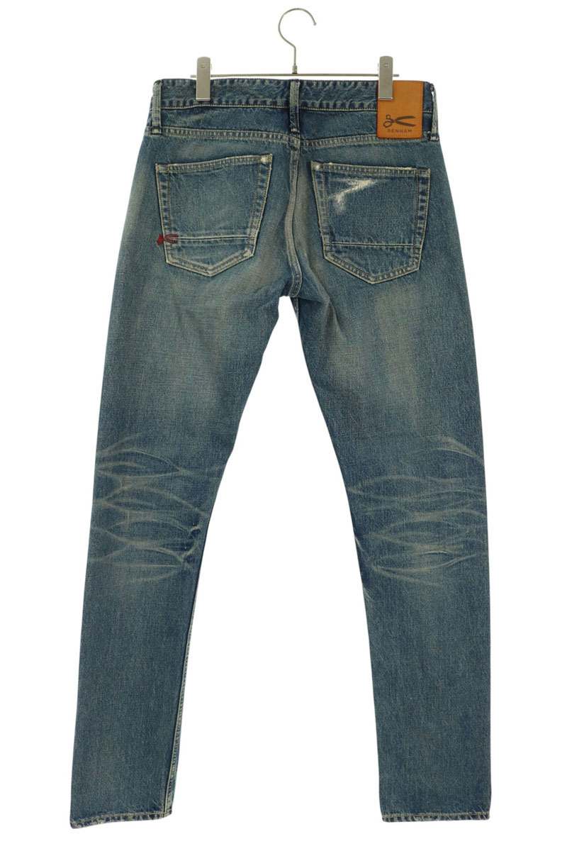 DENHAM RAZOR MIJG Distressed Repair Jeans Size 30