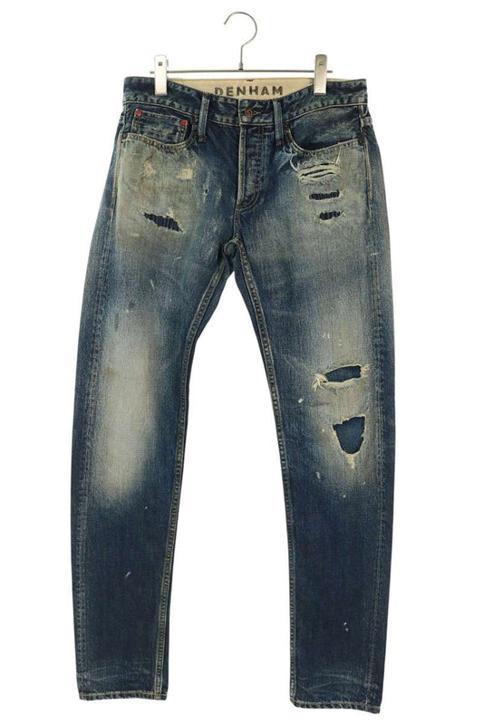 DENHAM RAZOR MIJK Distressed Repair Jeans Size 30