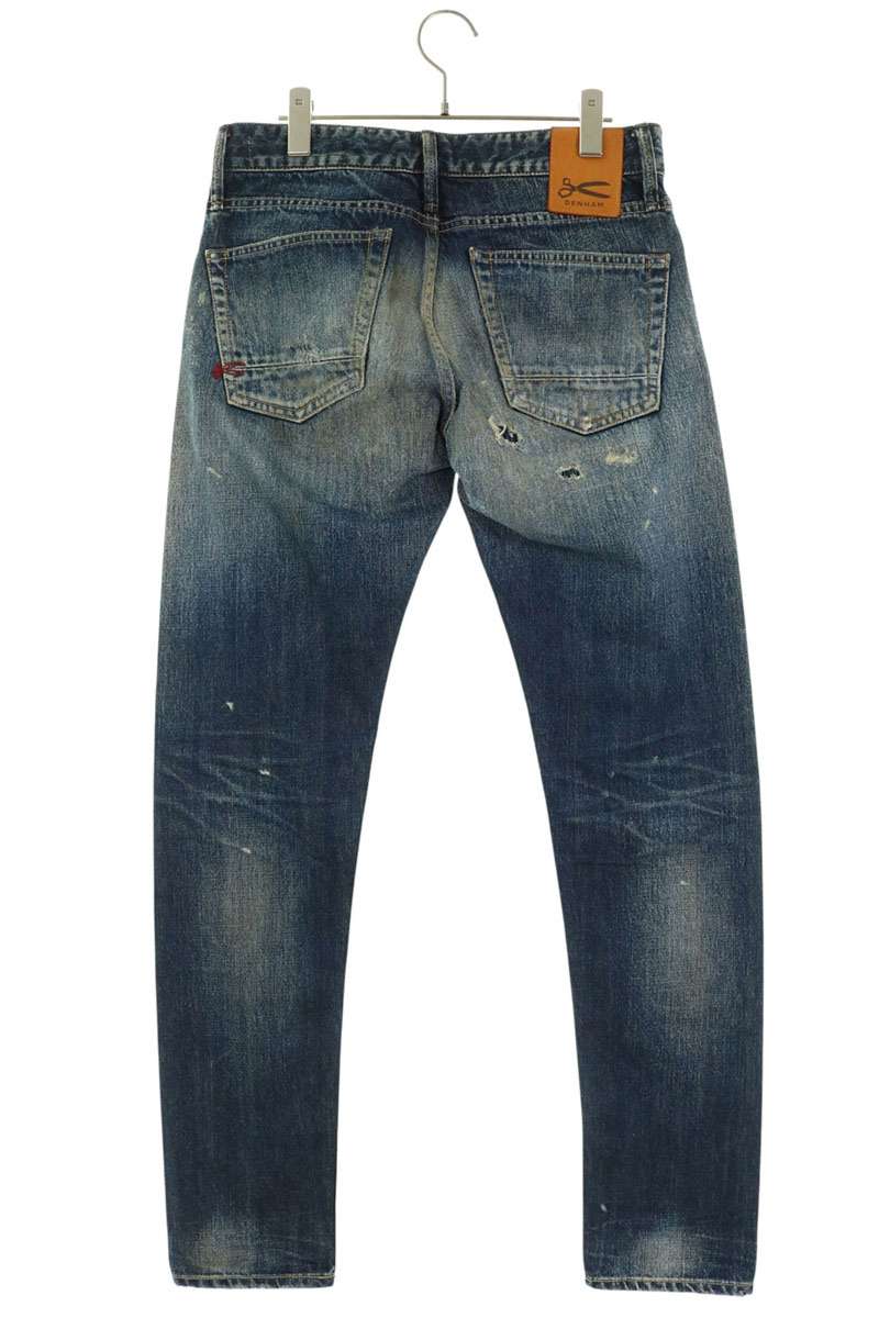 DENHAM RAZOR MIJK Distressed Repair Jeans Size 30