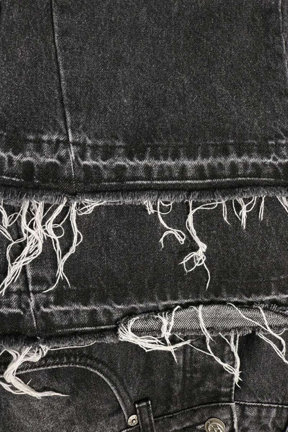 GODSPEED NEW YORK OG Logo Flare Denim Jeans Black Size 30
