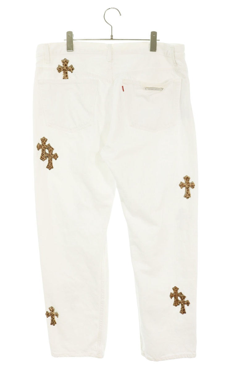 Chrome Hearts U VNTG JEAN WH RED TAB Patch Jeans Size 36