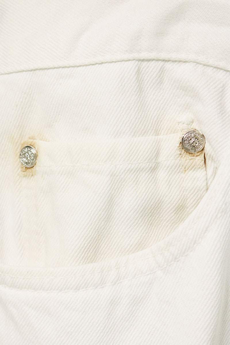 Chrome Hearts U VNTG JEAN WH RED TAB Patch Jeans Size 36
