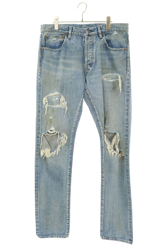 MINEDENIM Grunge Slim Straight 5-Pocket Jeans Blue Size 10