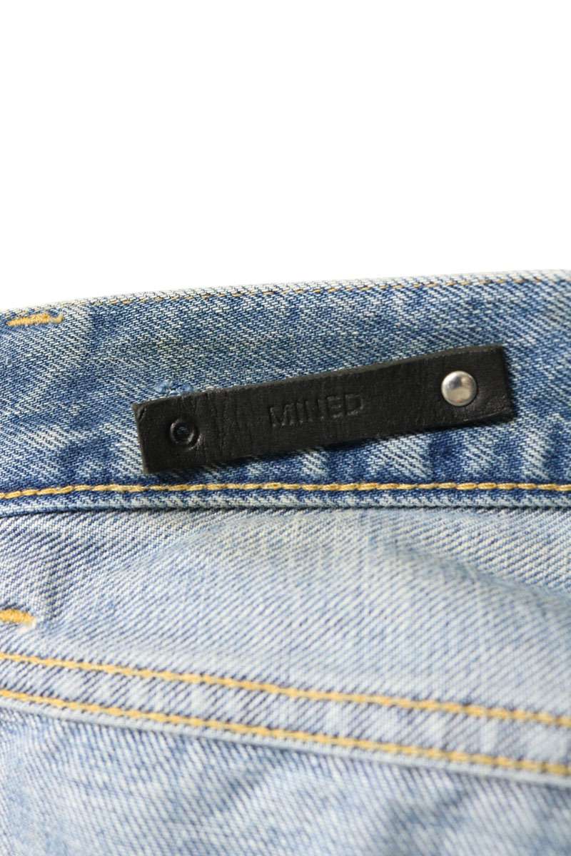 MINEDENIM Grunge Slim Straight 5-Pocket Jeans Blue Size 10