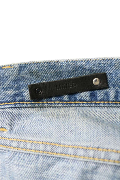 MINEDENIM Grunge Slim Straight 5-Pocket Jeans Blue Size 10