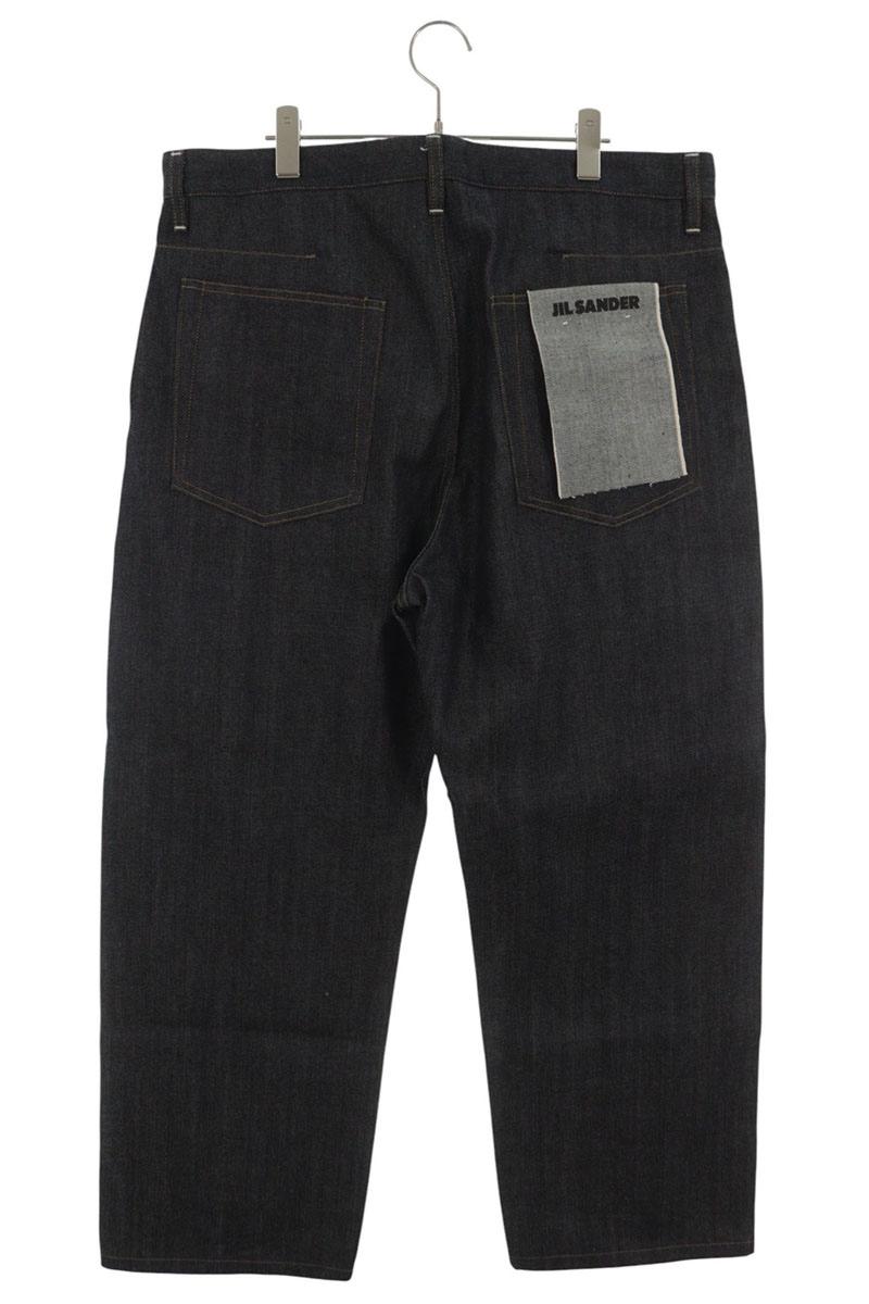 JILSANDER Back Logo Patch Loose Fit Denim Jeans Size 35