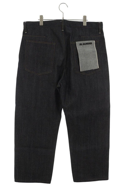 JILSANDER Back Logo Patch Loose Fit Denim Jeans Size 35