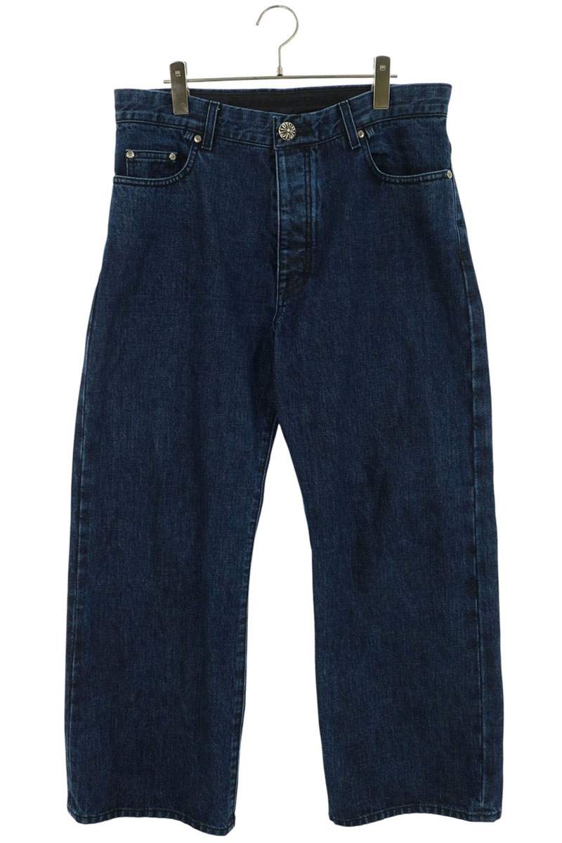 Chrome Hearts KS FIT Wide Washed Denim Jeans Pants Size 32