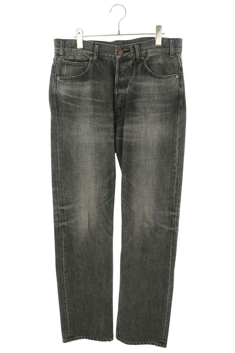 CELINE Black Mirror Ink Wash Cart Jeans Size 31