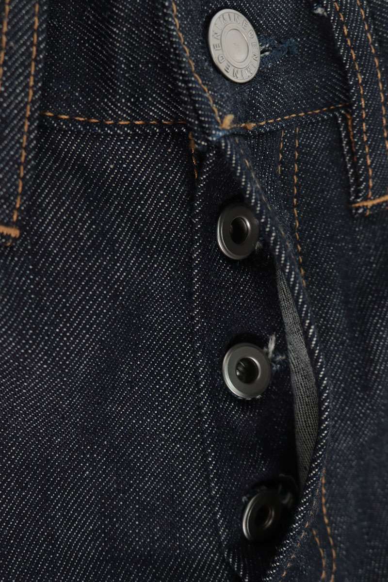 MINEDENIM Button Fly Denim Jeans Indigo Size 5