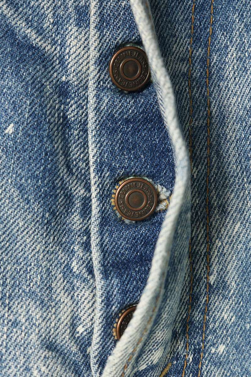 CELINE Karl Distressed Bleach Jeans Size 30