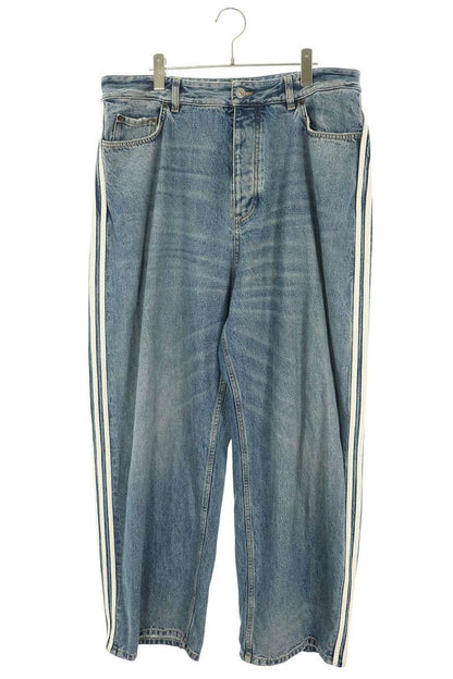 BALENCIAGA 23SS x adidas Side Line Baggy Denim Jeans Size M