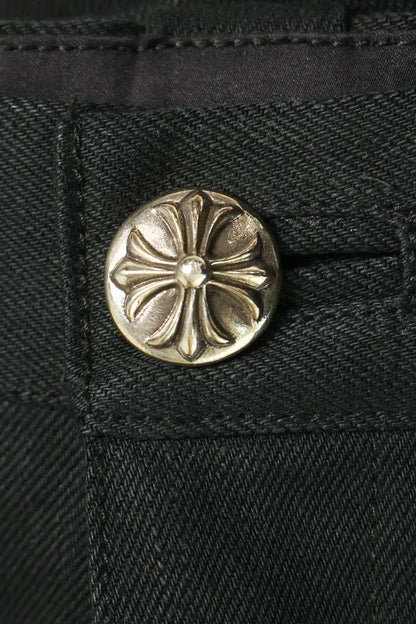 Chrome Hearts STREET SWEEPER Hem Strap Denim Jeans Size 36
