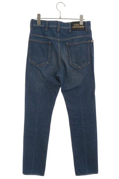 GUCCI Straight Blue Denim Jeans Size 28