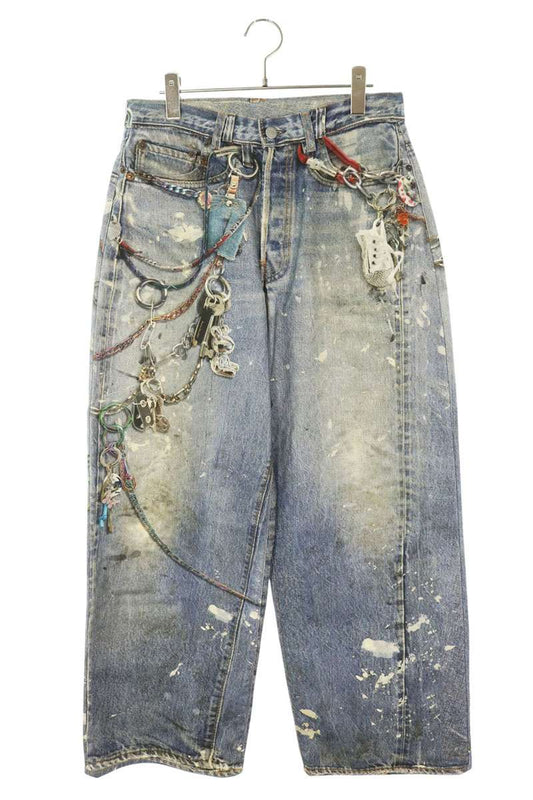 ACNE STUDIOS 1981M Trompe L'oeil Jeans Indigo Size S