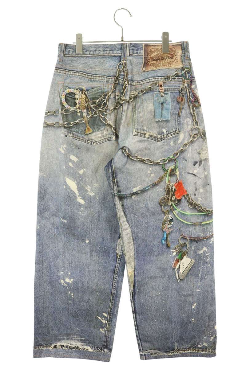 ACNE STUDIOS 1981M Trompe L'oeil Jeans Indigo Size S