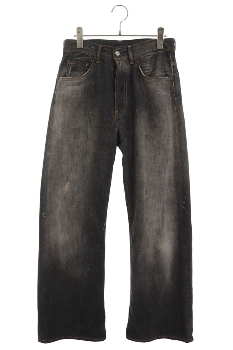 ACNE STUDIOS Black Trafalgar Regular Fit Denim Jeans Size 28