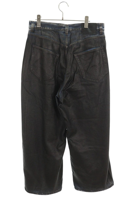 ACNE STUDIOS U Charcoal Loose Fit Coated Jeans Black Size M