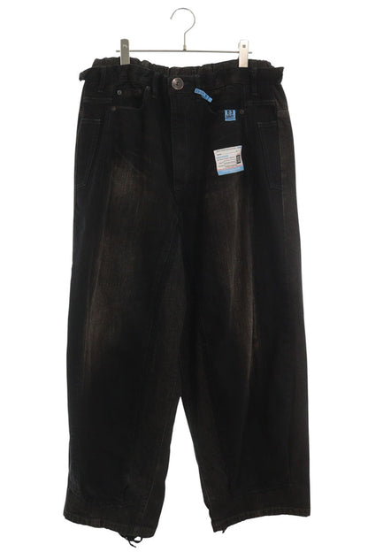 MIHARAYASUHIRO EMBEDED Wide Denim Trousers Black Size 48