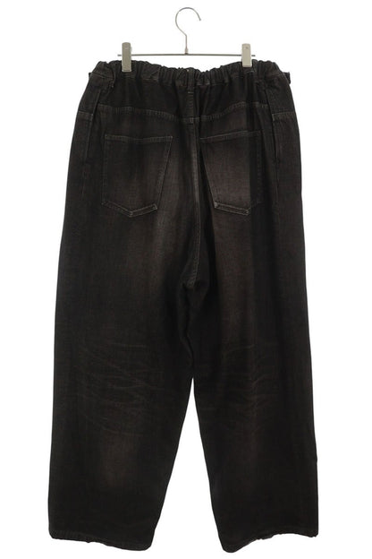 MIHARAYASUHIRO EMBEDED Wide Denim Trousers Black Size 48