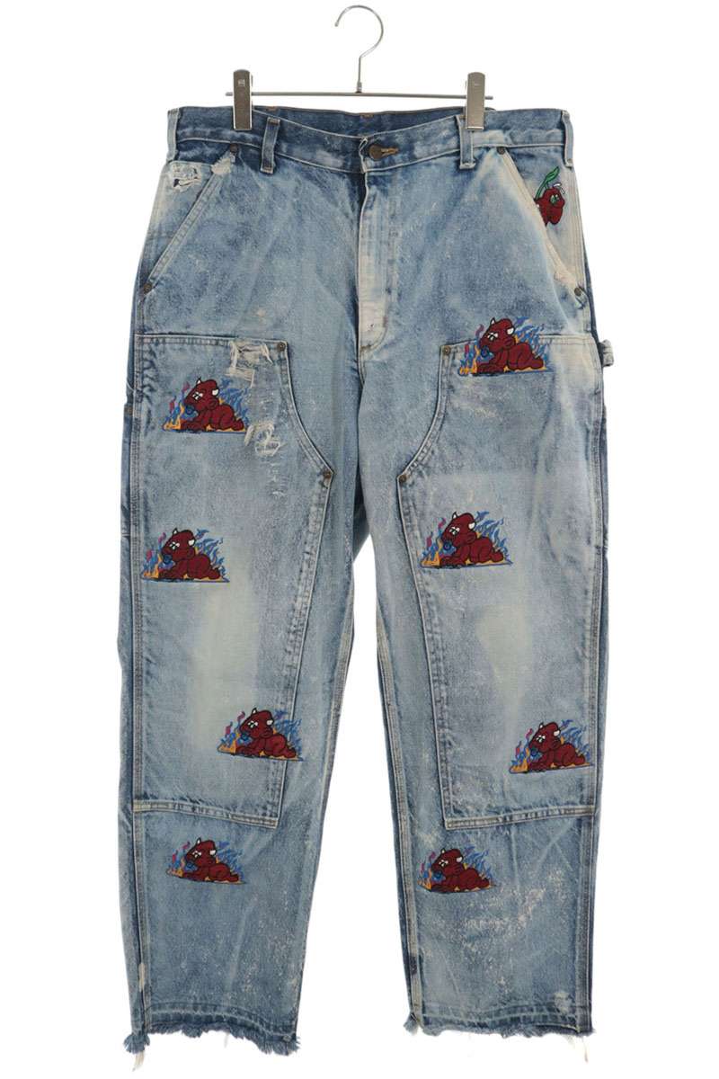 SHAUN CRAWFORD Carhartt Custom Double Pants Blue Size 36