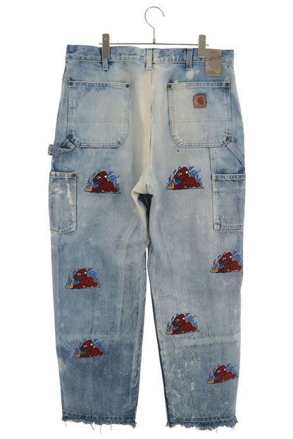 SHAUN CRAWFORD Carhartt Custom Double Pants Blue Size 36