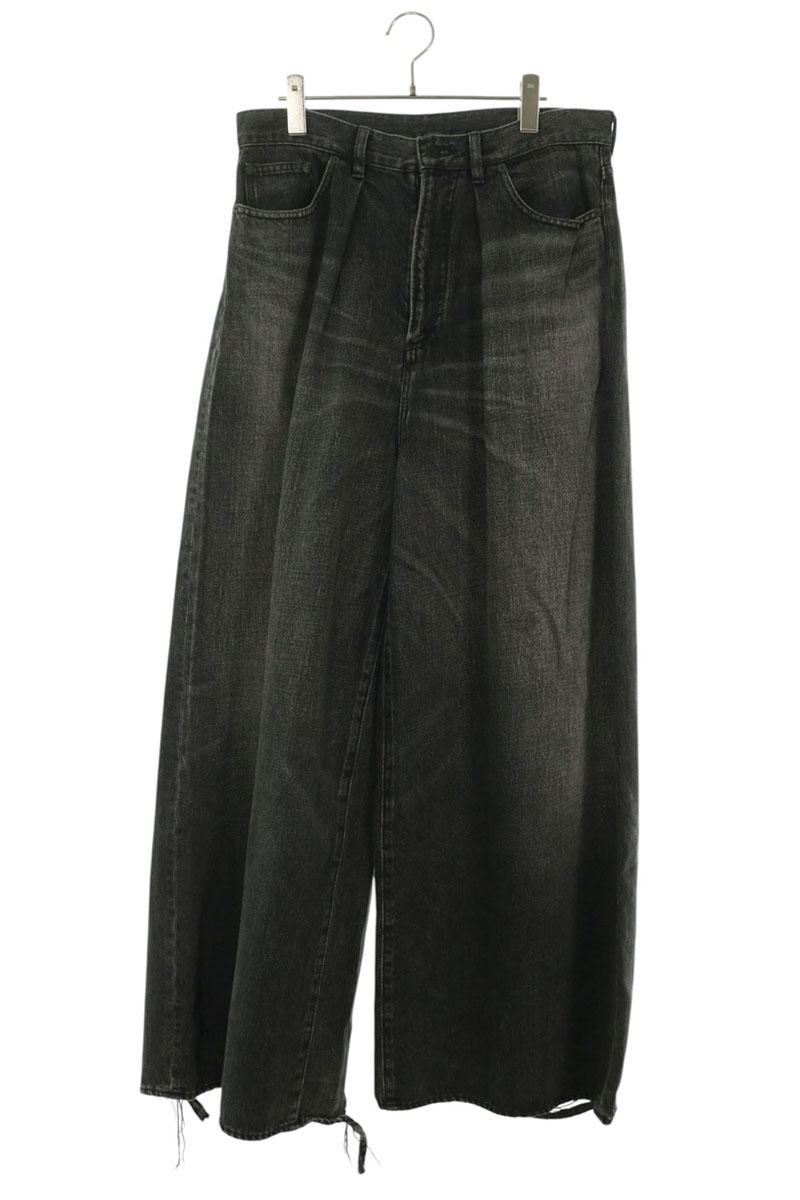 MINEDENIM Giant Baggy Denim Jeans Black Size 7