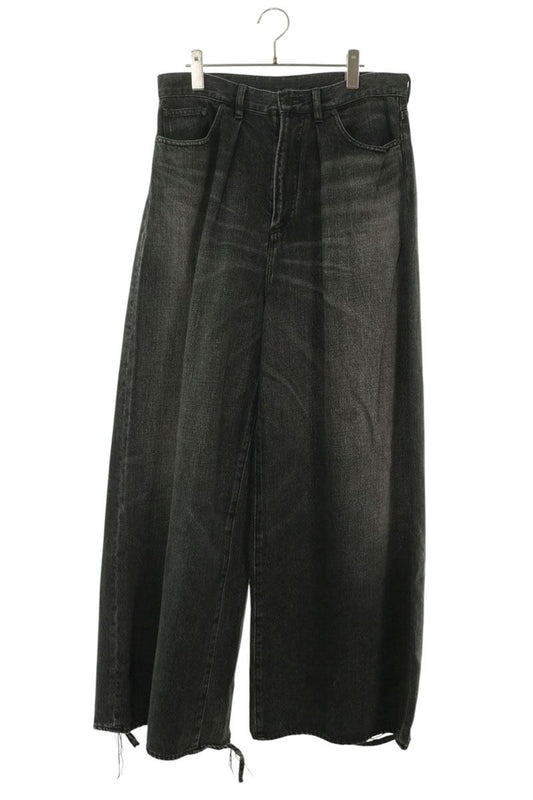 MINEDENIM Giant Baggy Denim Jeans Black Size 7