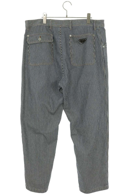 PRADA Isetan Limited Stripe Denim Jeans Blue Size L