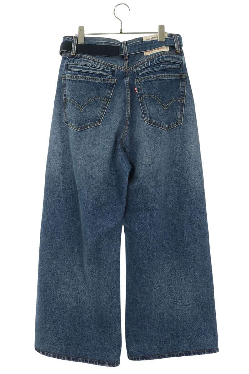 LEVI'S 25SS Sacai Belted Wide Baggy Denim Pants Blue Size 1