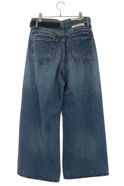 LEVI'S 25SS Sacai Belted Wide Baggy Denim Pants Blue Size 1