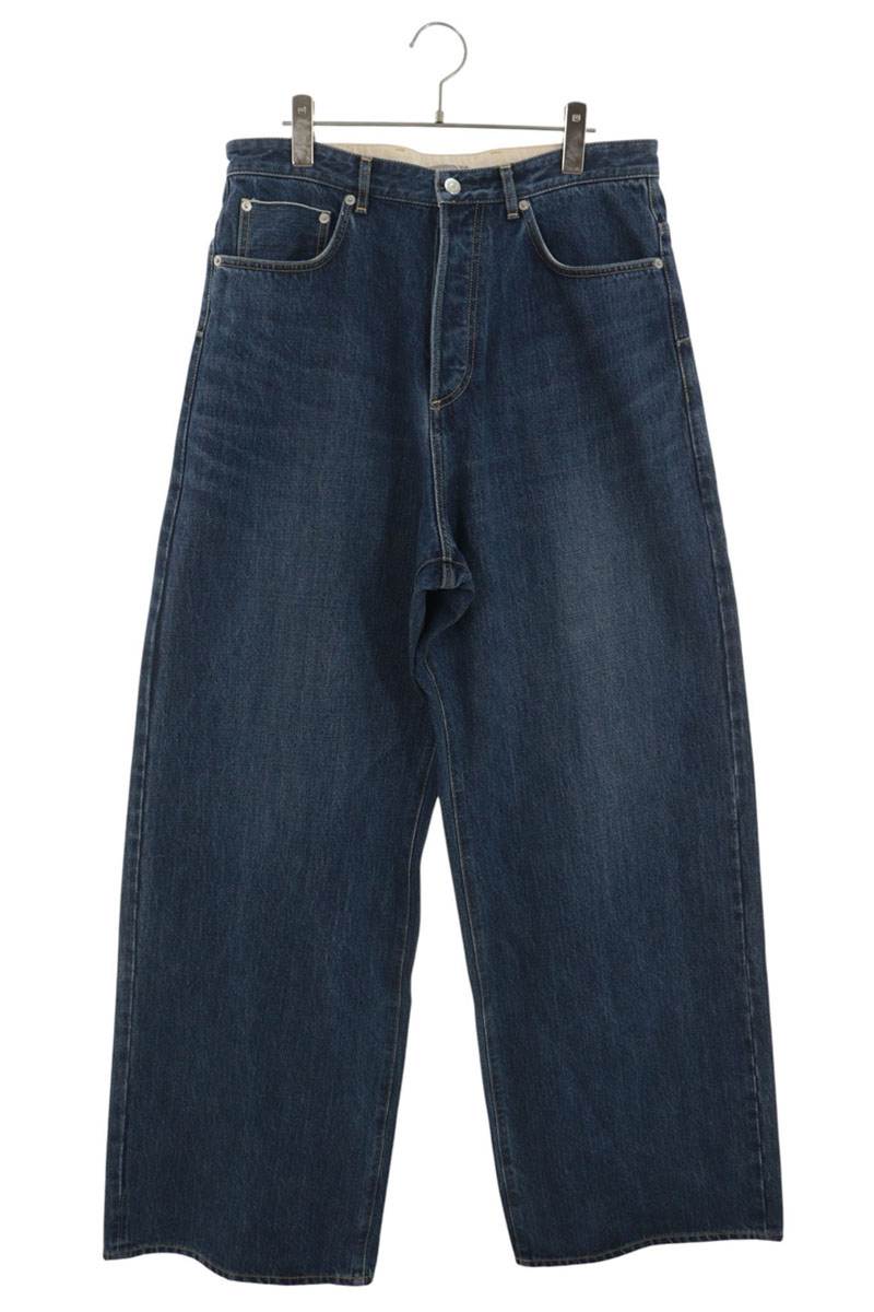 DIOR 443D017AY556 Extra Wide Denim Jeans Size 32