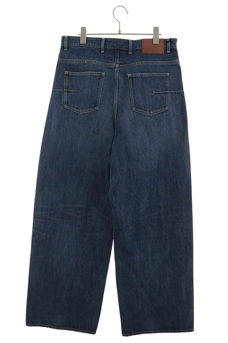DIOR 443D017AY556 Extra Wide Denim Jeans Size 32