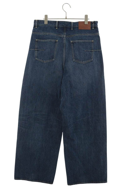 DIOR 443D017AY556 Extra Wide Denim Jeans Size 32