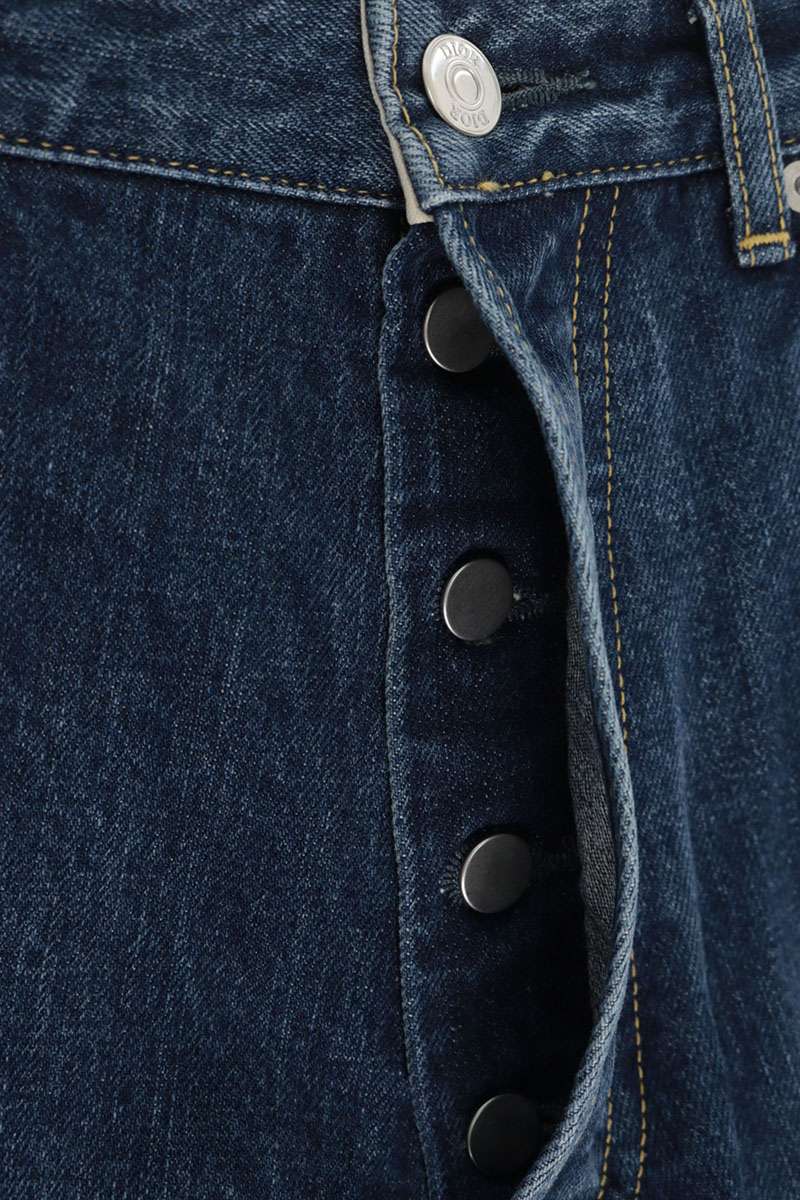 DIOR 443D017AY556 Extra Wide Denim Jeans Size 32